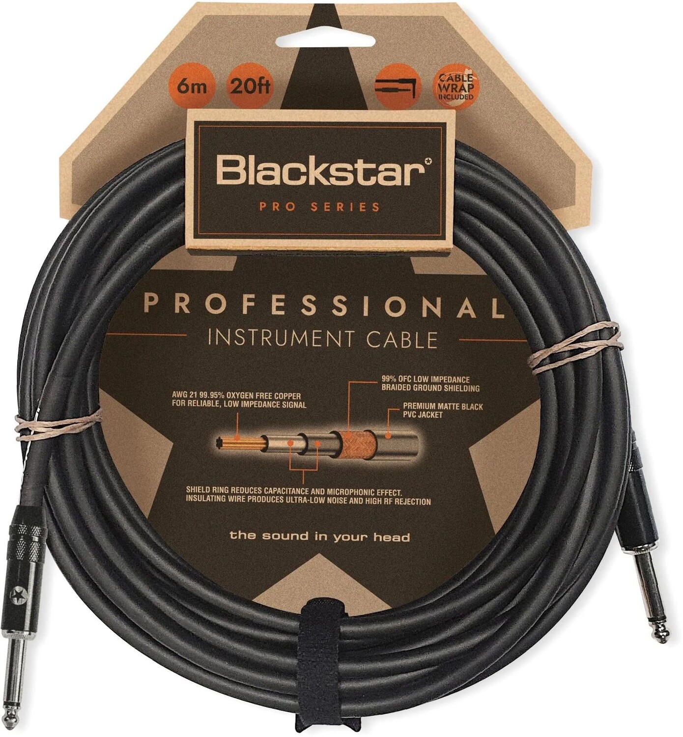 

Новый инструментальный кабель Blackstar Pro — 20 футов