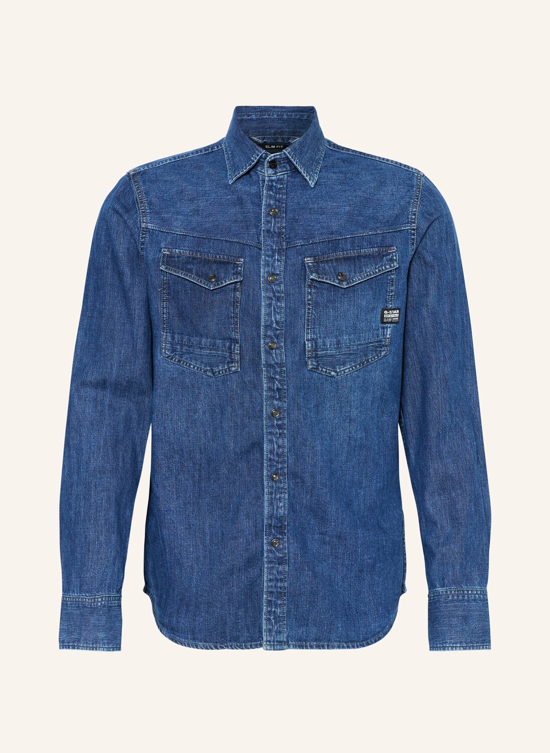 

Джинсовая рубашка G-Star RAW, темно-синий