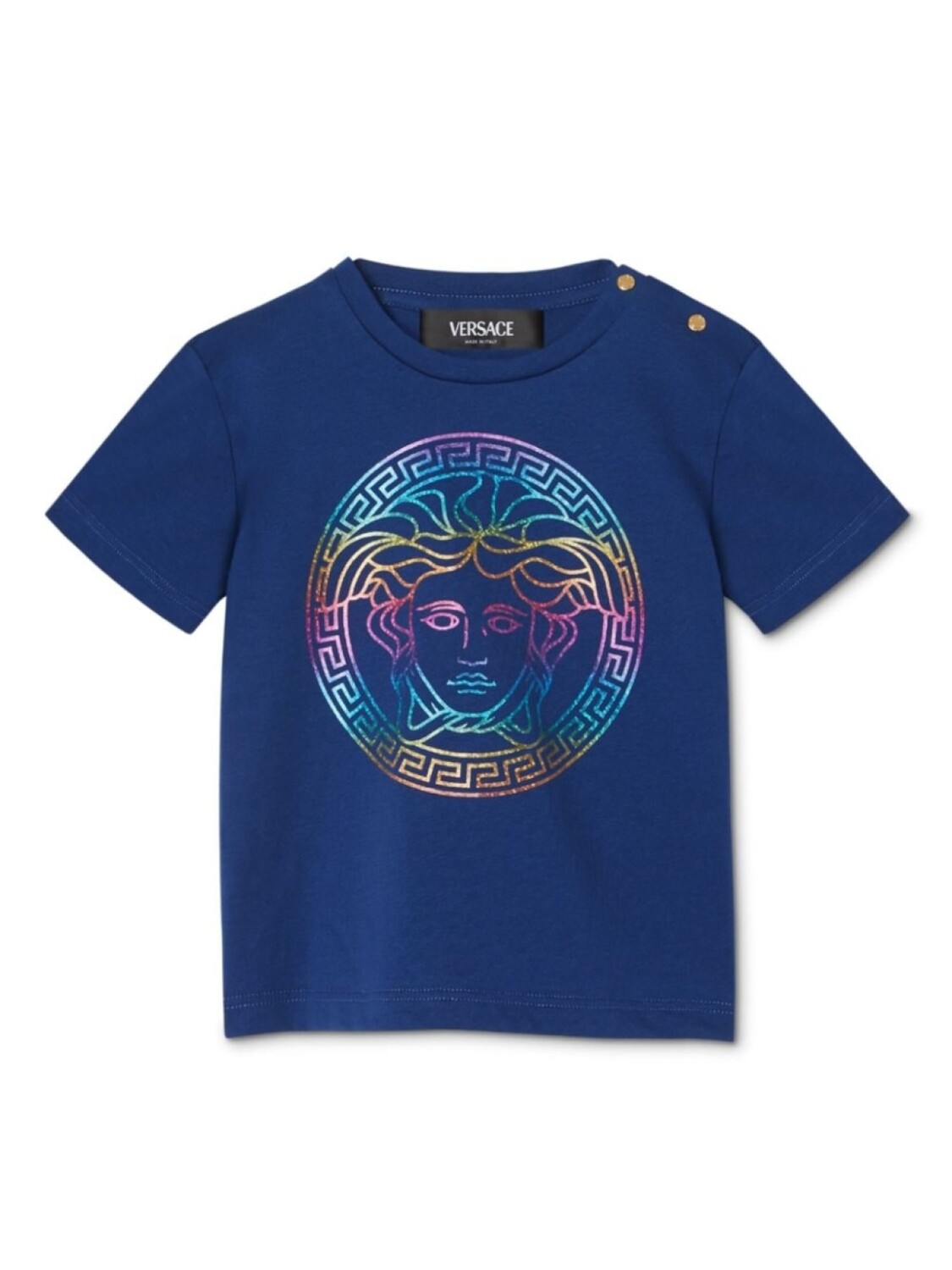

Versace Kids футболка с принтом Medusa, синий