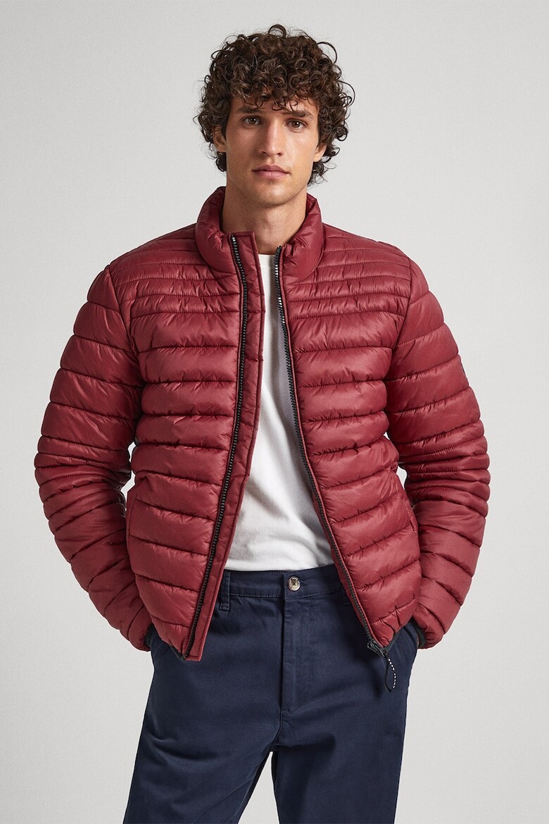 

Зимняя стеганая куртка Pepe Jeans London, бургундия