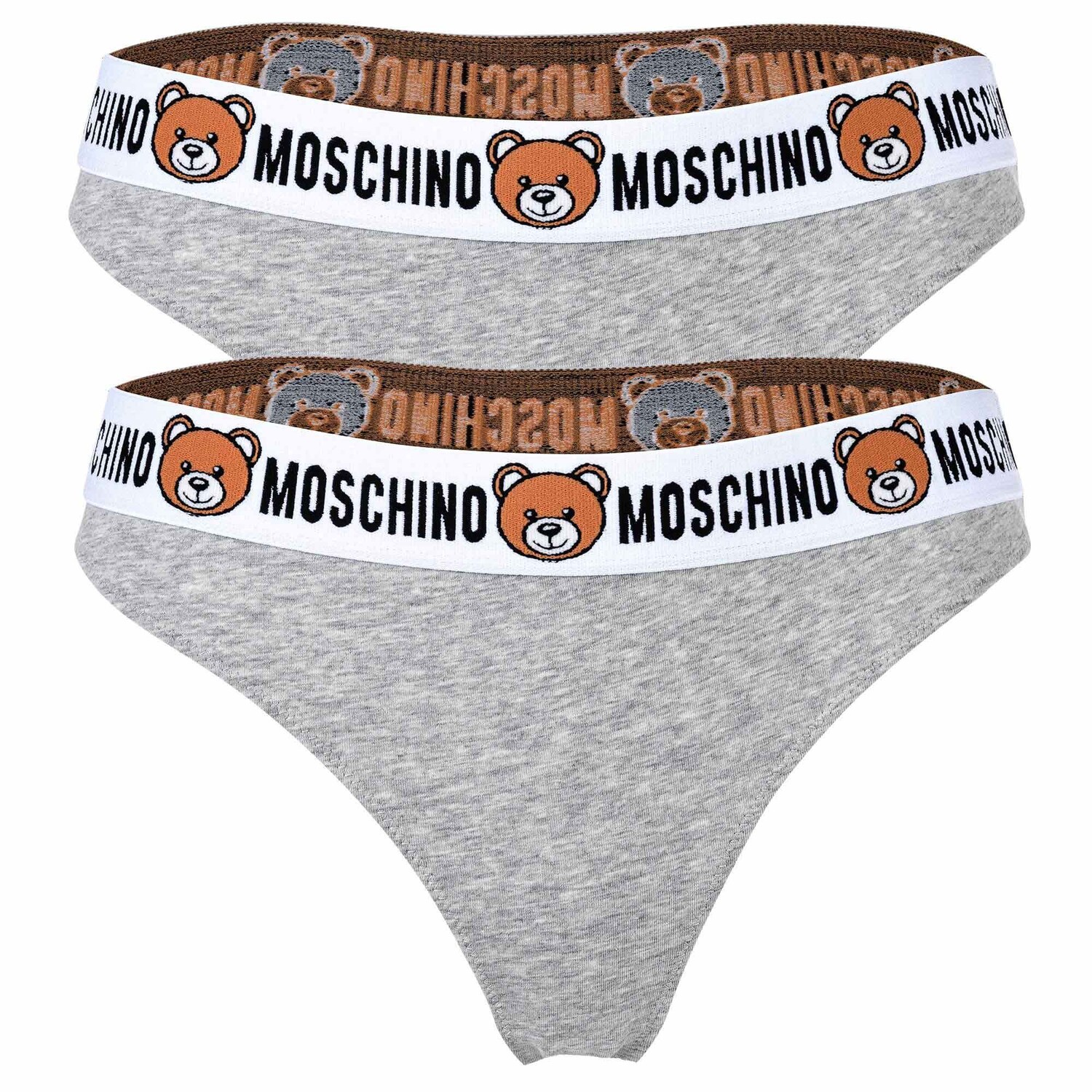 

Стринги Moschino 2 шт, серый
