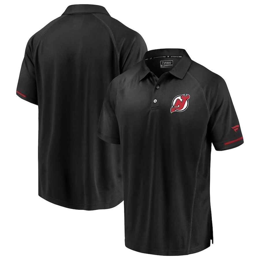 

Поло с коротким рукавом Fanatics Branded New Jersey Devils, черный