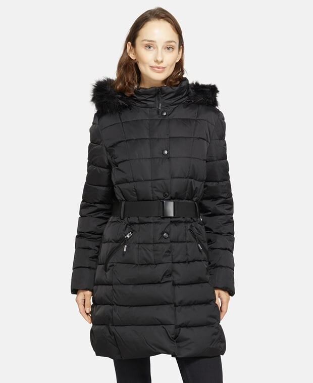 

Зимнее пальто Geographical Norway, черный