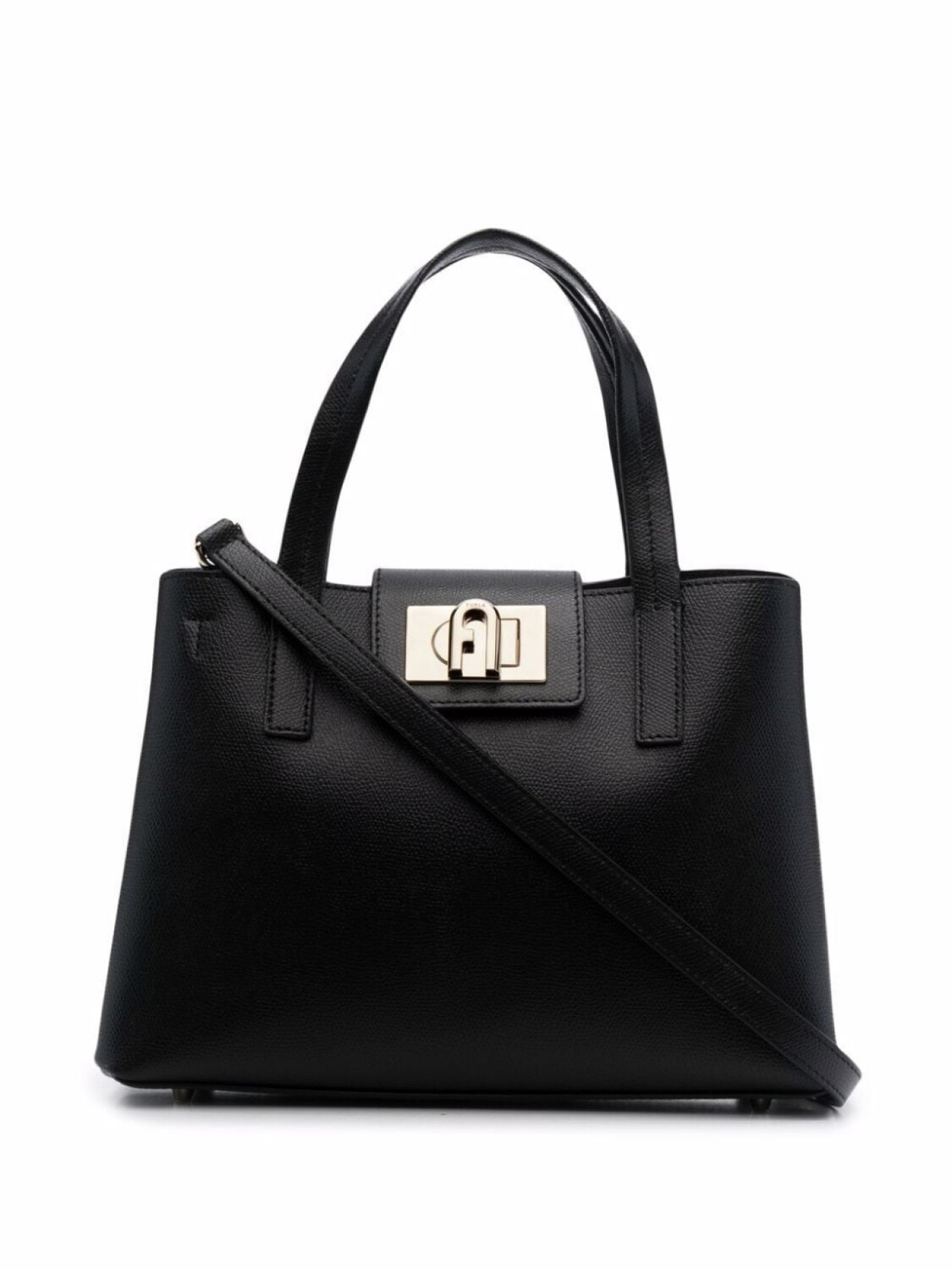 

Furla сумка-тоут с верхними ручками, черный