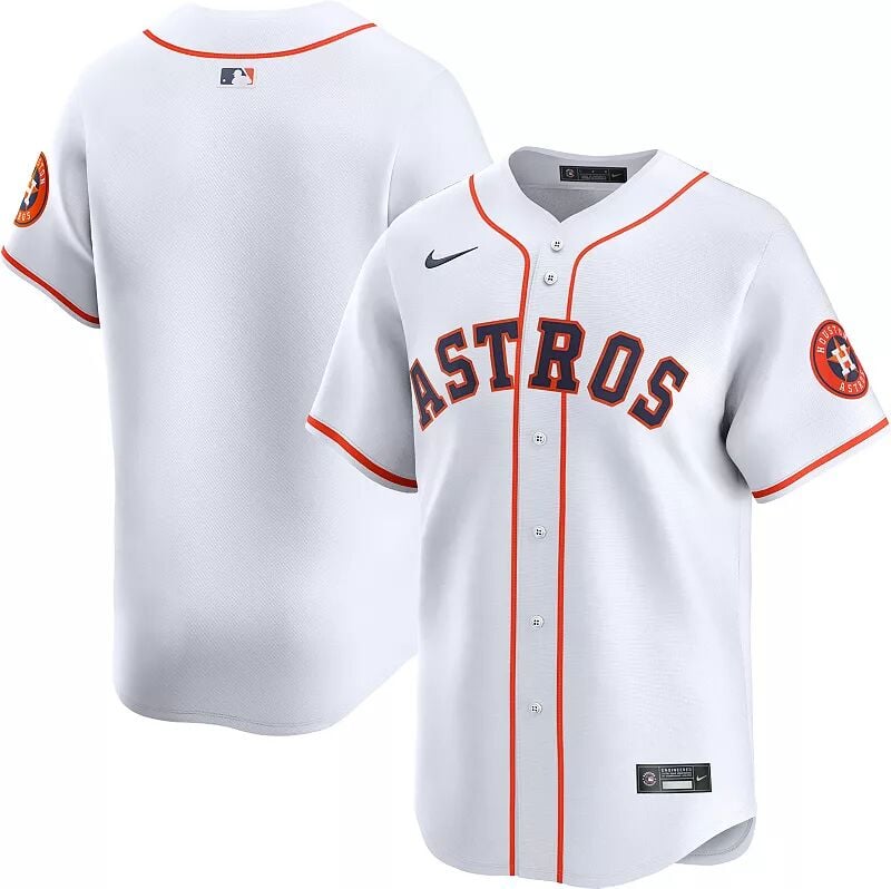 

Мужское джерси Nike Houston Astros White Blank Limited Vapor