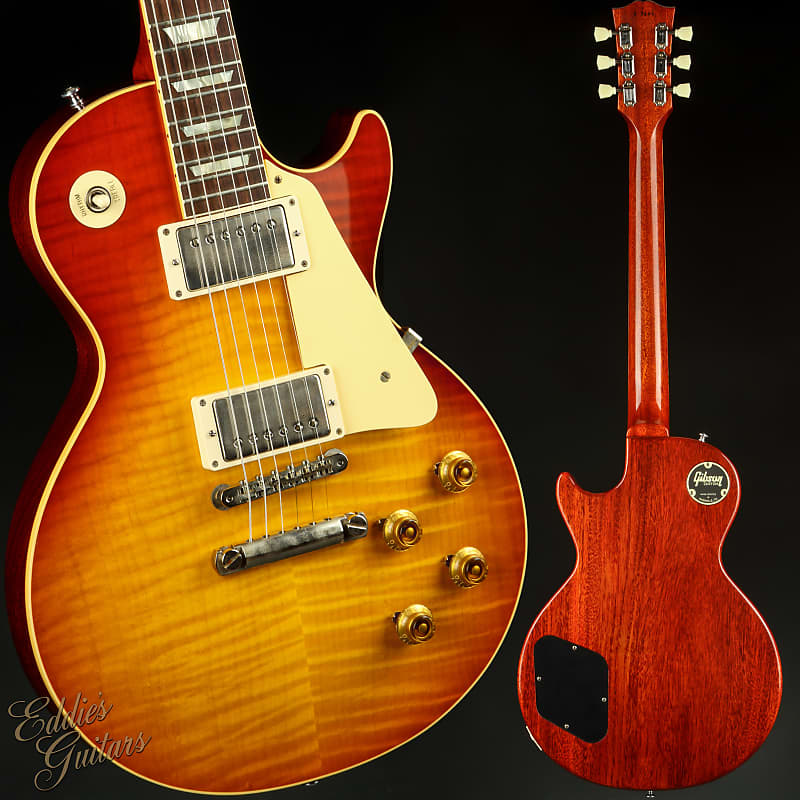 Электрогитара Gibson Custom Shop '59 Les Paul Standard Reissue VOS Abilene Sunset Burst электрогитара gibson custom shop 61 les paul sg standard reissue 2023 vos cherry red