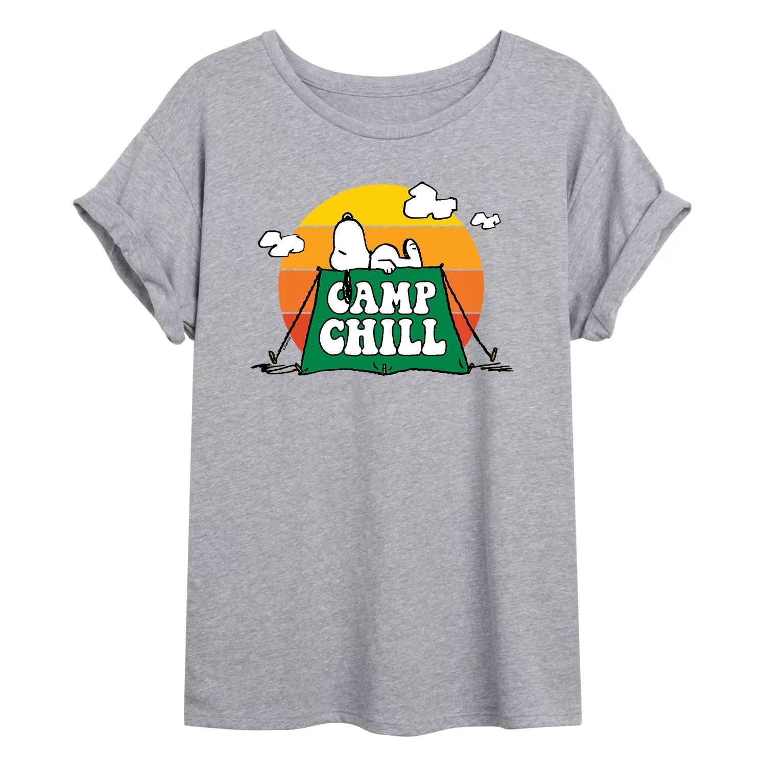 

Большая футболка с рисунком Peanuts Snoopy для детей Juniors "Camp Chill" Licensed Character