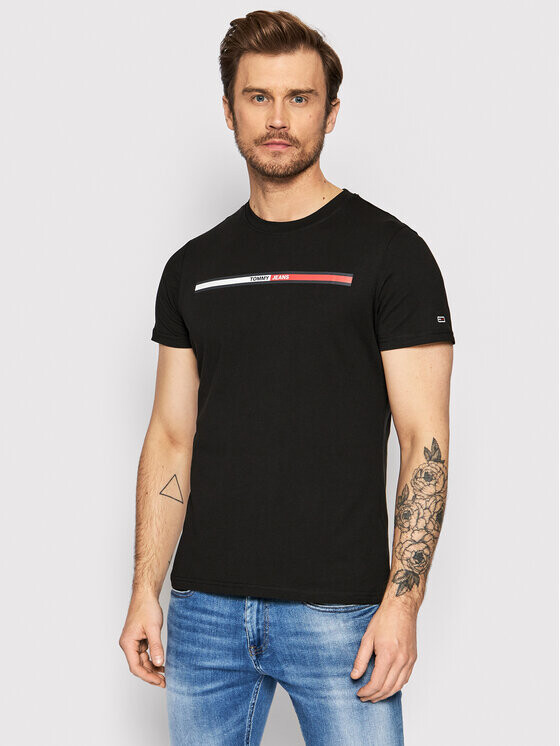 

Футболка стандартного кроя Tommy Jeans, черный