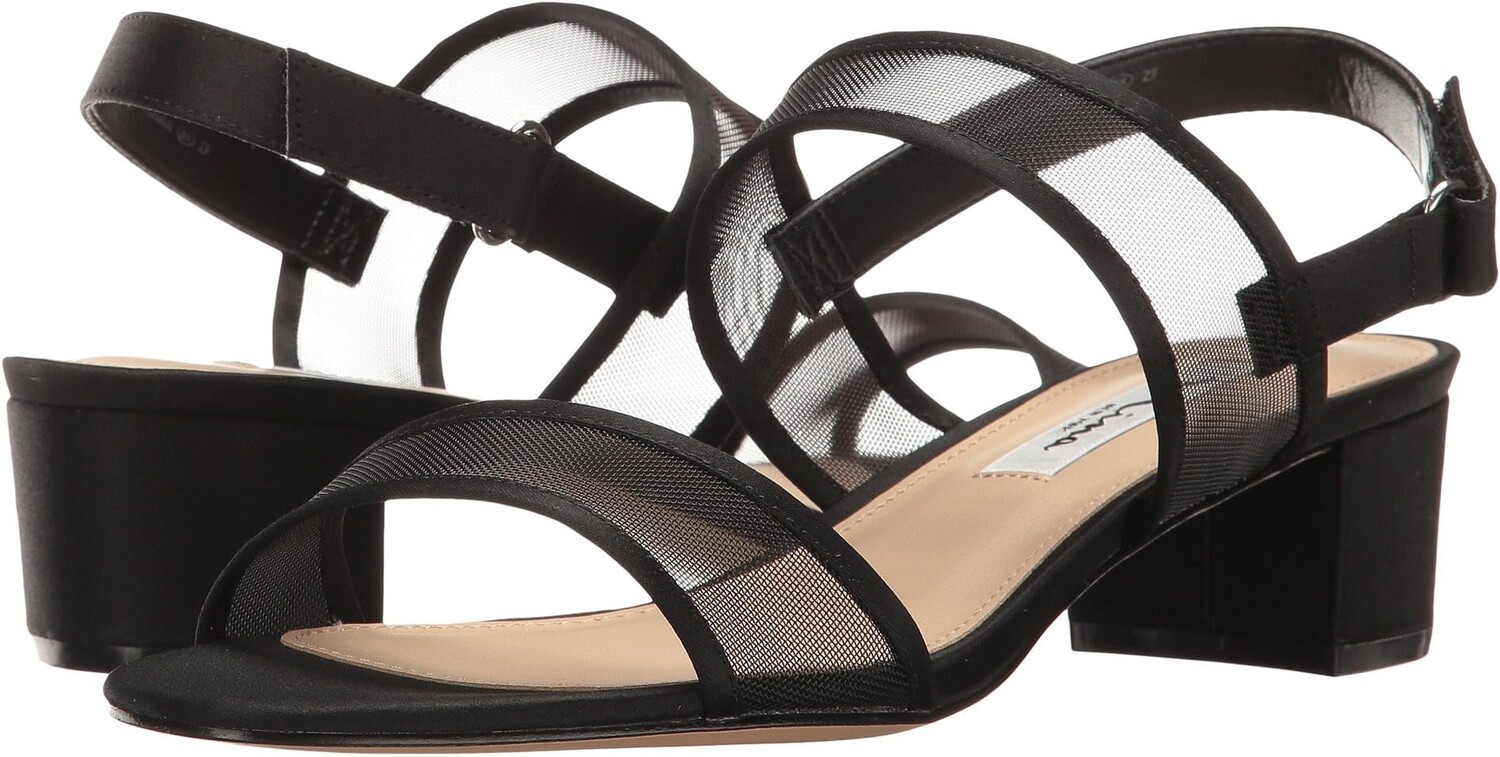 

Босоножки Ganice Nina, цвет Black Luster Satin/Mesh