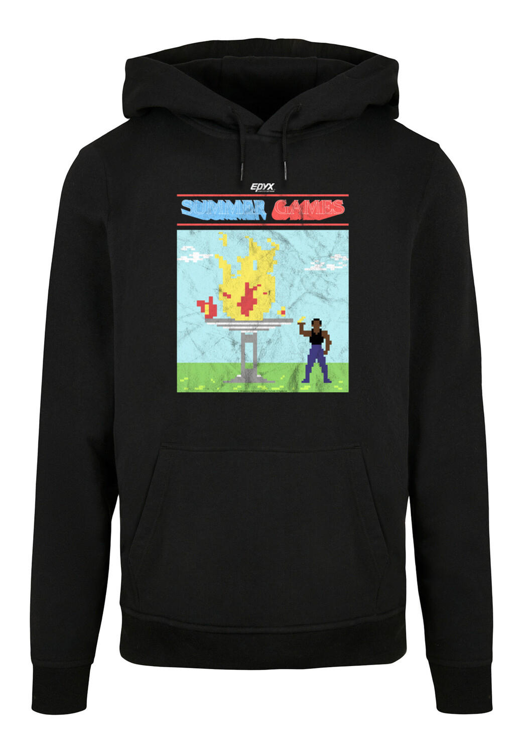 

Пуловер F4NT4STIC Basic Hoodie Retro Gaming Summer Games, черный