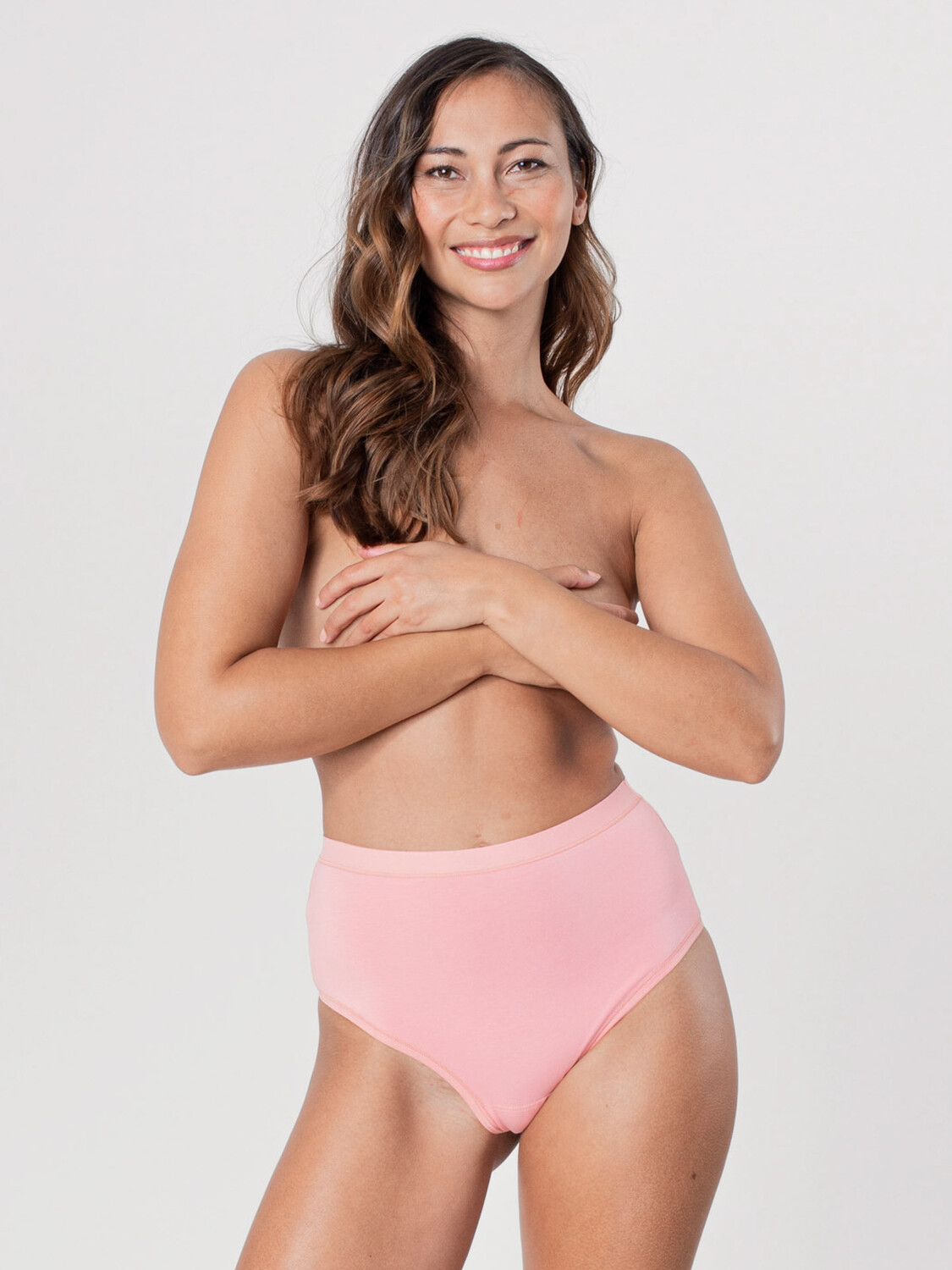 

Трусы Erlich Textil Baumwoll Basics High Waist Bonnie, роза