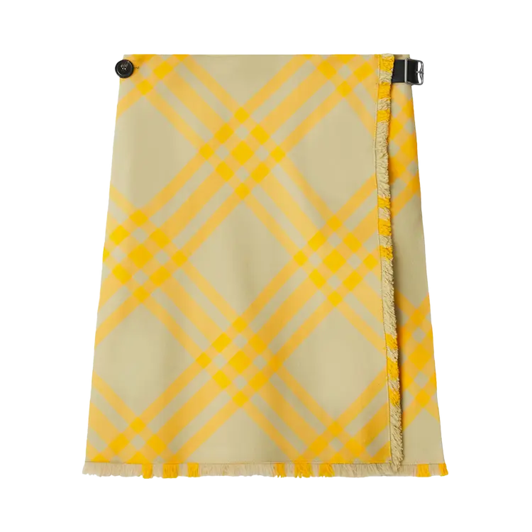 

Юбка Burberry Check Frayed 'Hunter', загар