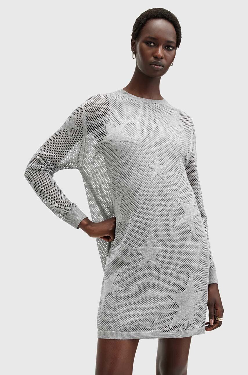 

Платье AllSaints SERAPH DRESS, серый