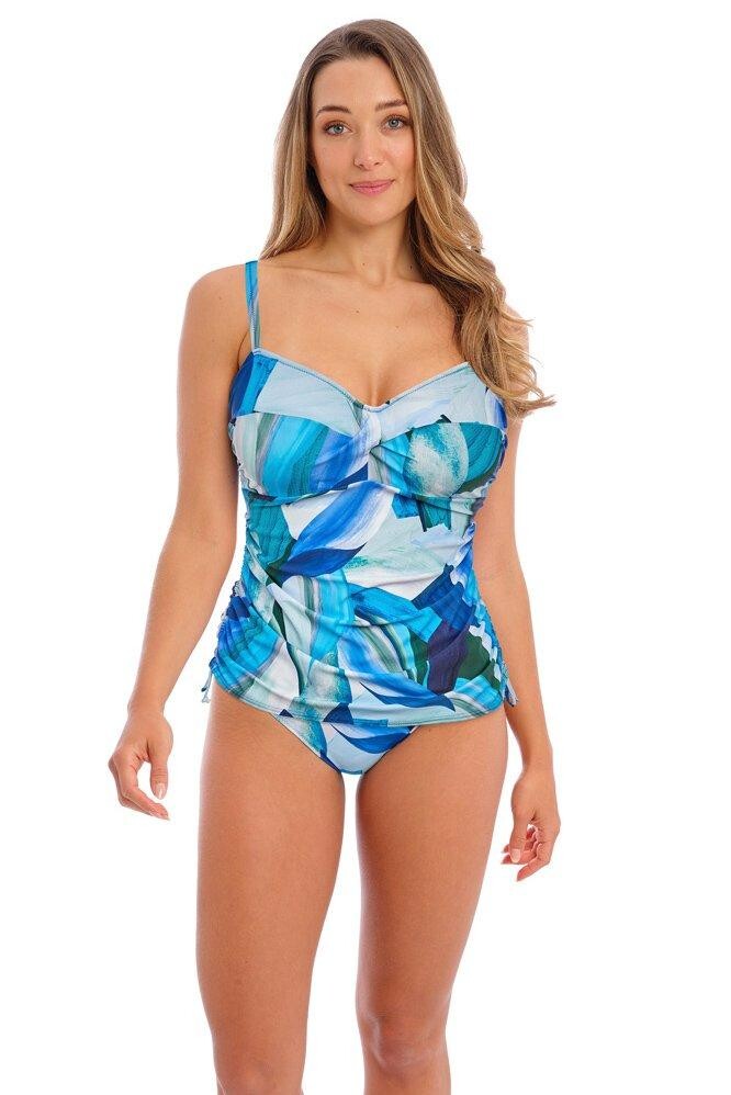 

Майка Aguada Beach с закрученной передней частью Debenhams, синий