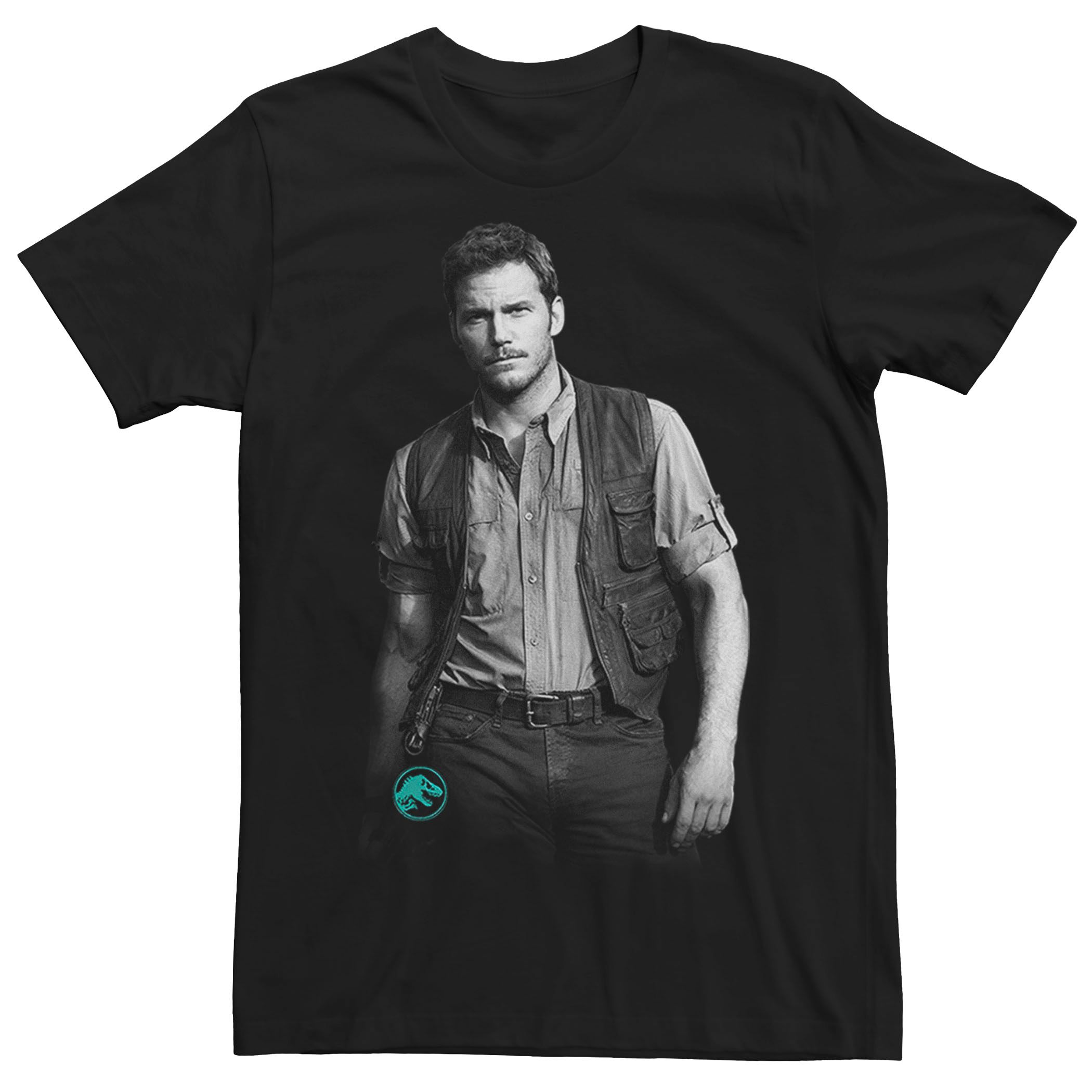 Мужская футболка Jurassic World Chris Pratt Swag Licensed Character