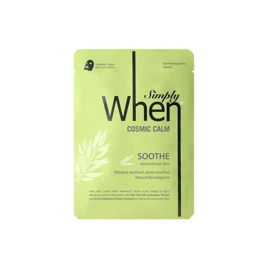 

Успокаивающая маска для лица, 23 мл Simply When, Cosmic Calm Soothe Sheet Mask