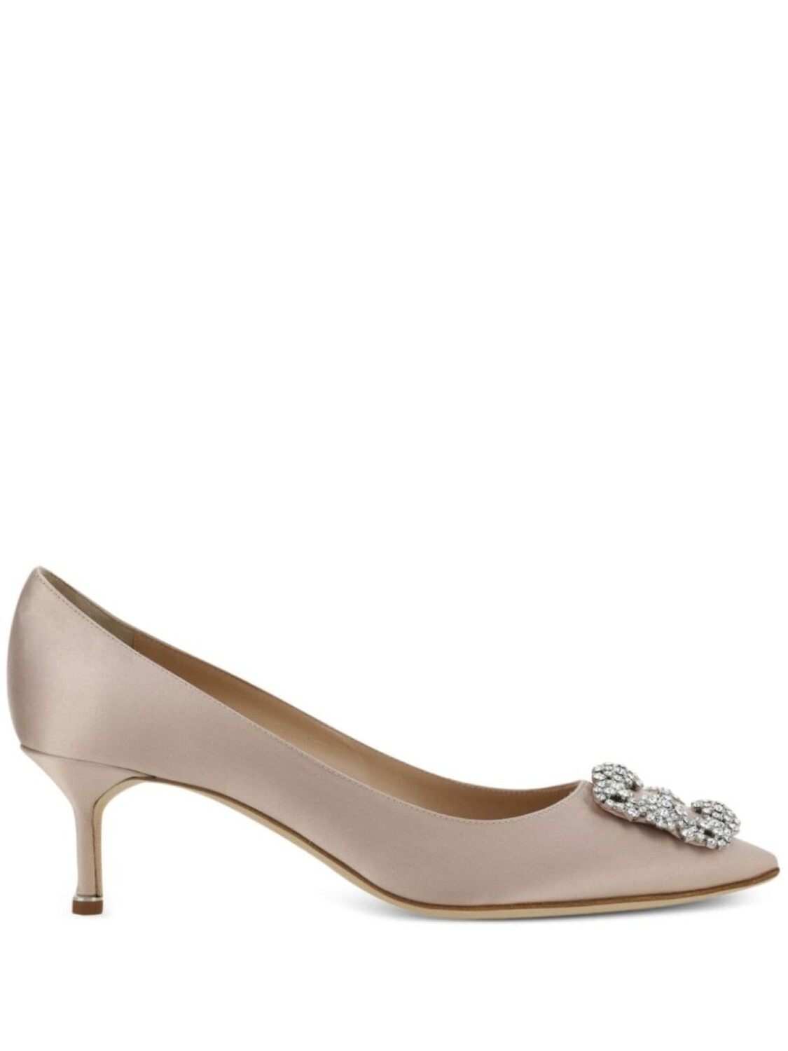 

Manolo Blahnik туфли Hangisi 50 мм, нейтральный цвет