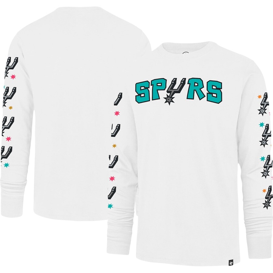 

Футболка с длинным рукавом 47 San Antonio Spurs, белый