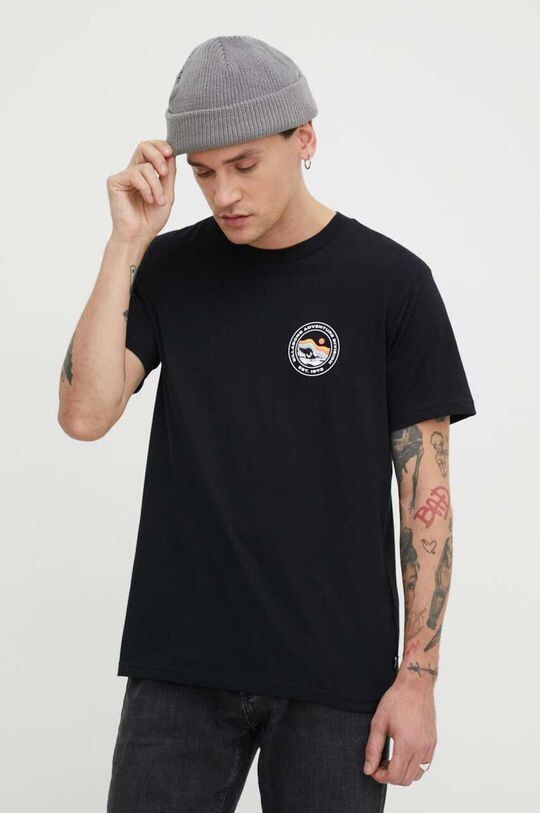 

Хлопковая футболка Billabong, черный