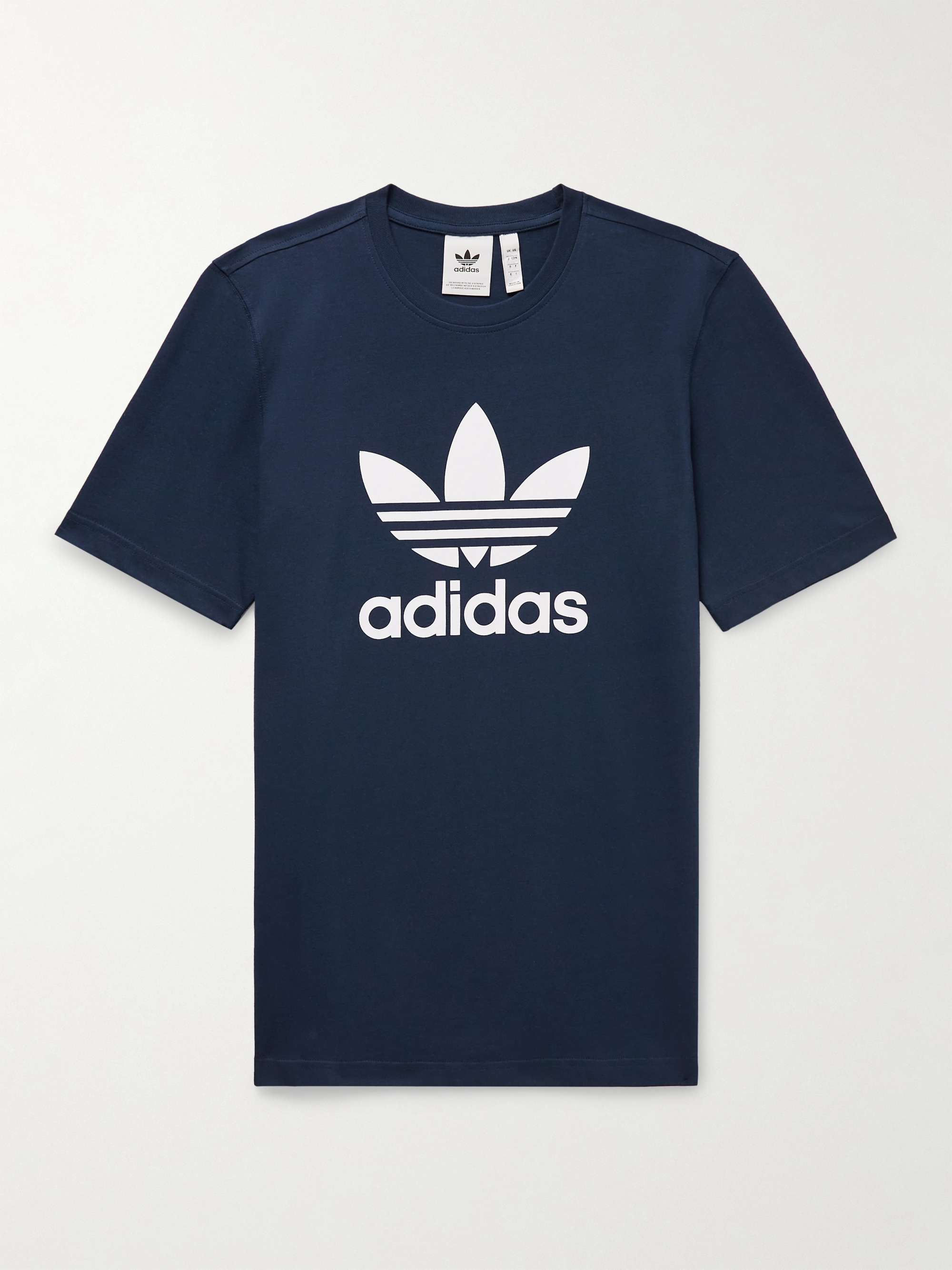 

Футболка Adicolor Classics из хлопкового джерси с логотипом и принтом ADIDAS ORIGINALS, нави, Черный