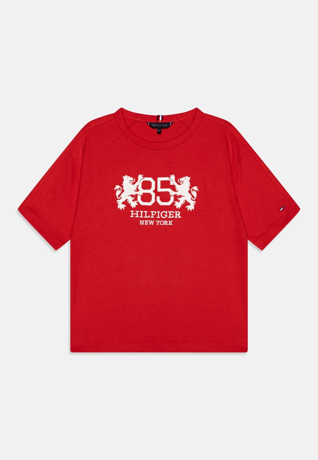 

Футболка с принтом HERITAGE LOGO TEE Tommy Hilfiger, цвет fierce red