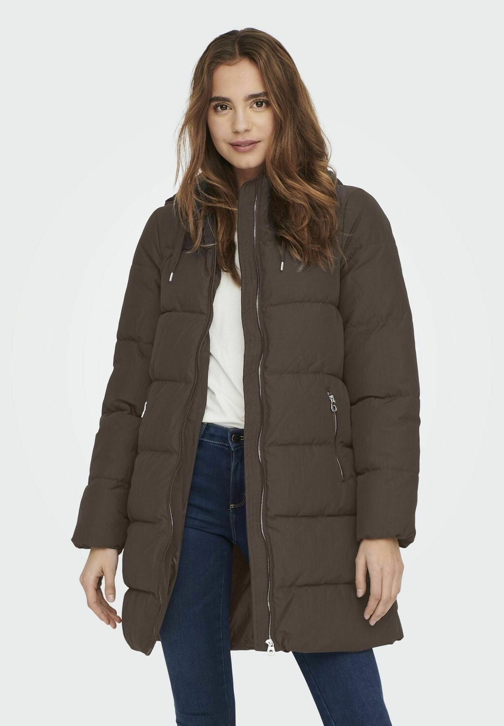 

Зимнее пальто Onldolly Long Puffer Otw Noos ONLY, цвет carafe