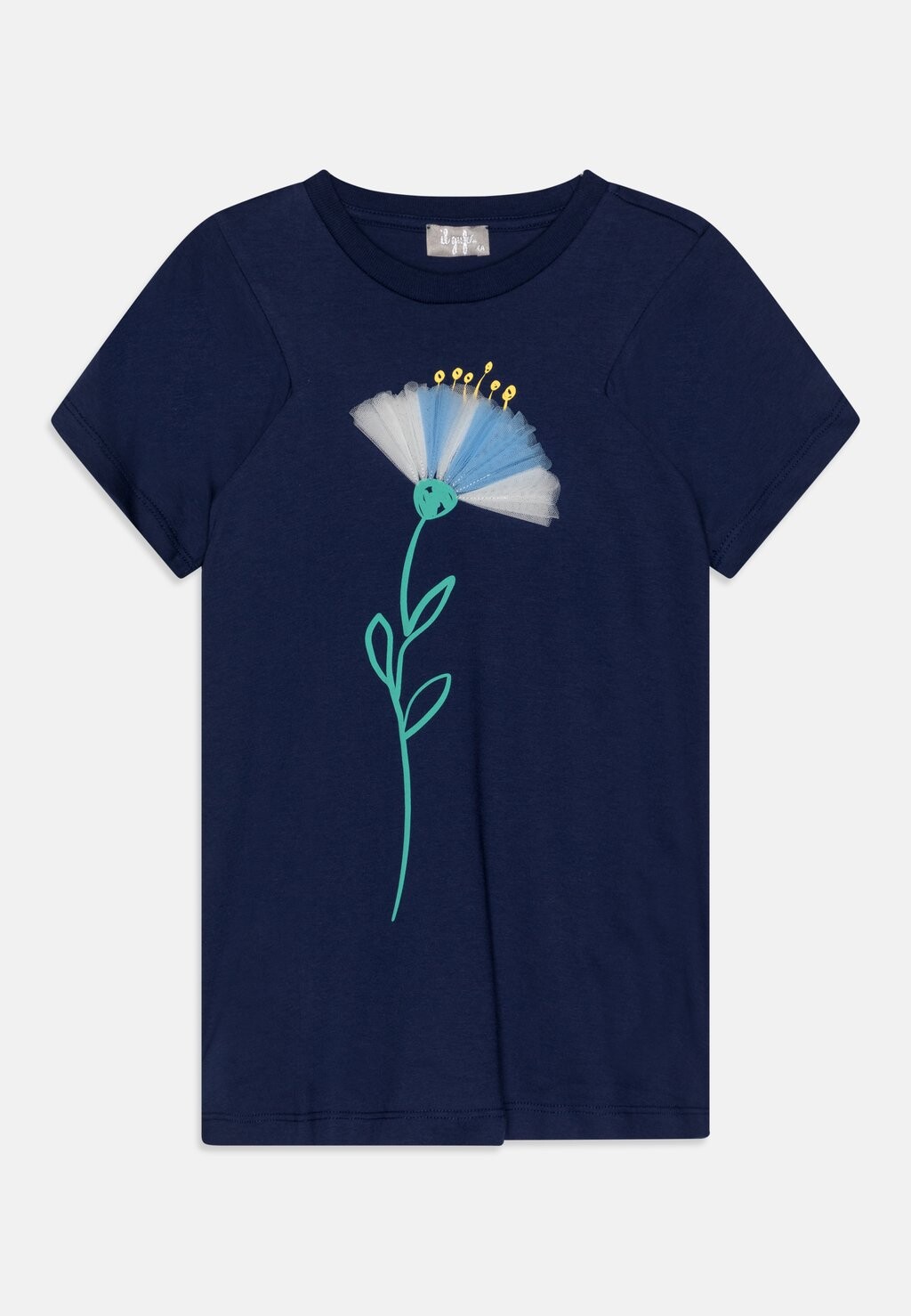 

Платье из джерси DRESS FLOWER APPLIQUE Il Gufo, цвет navy blue/milk