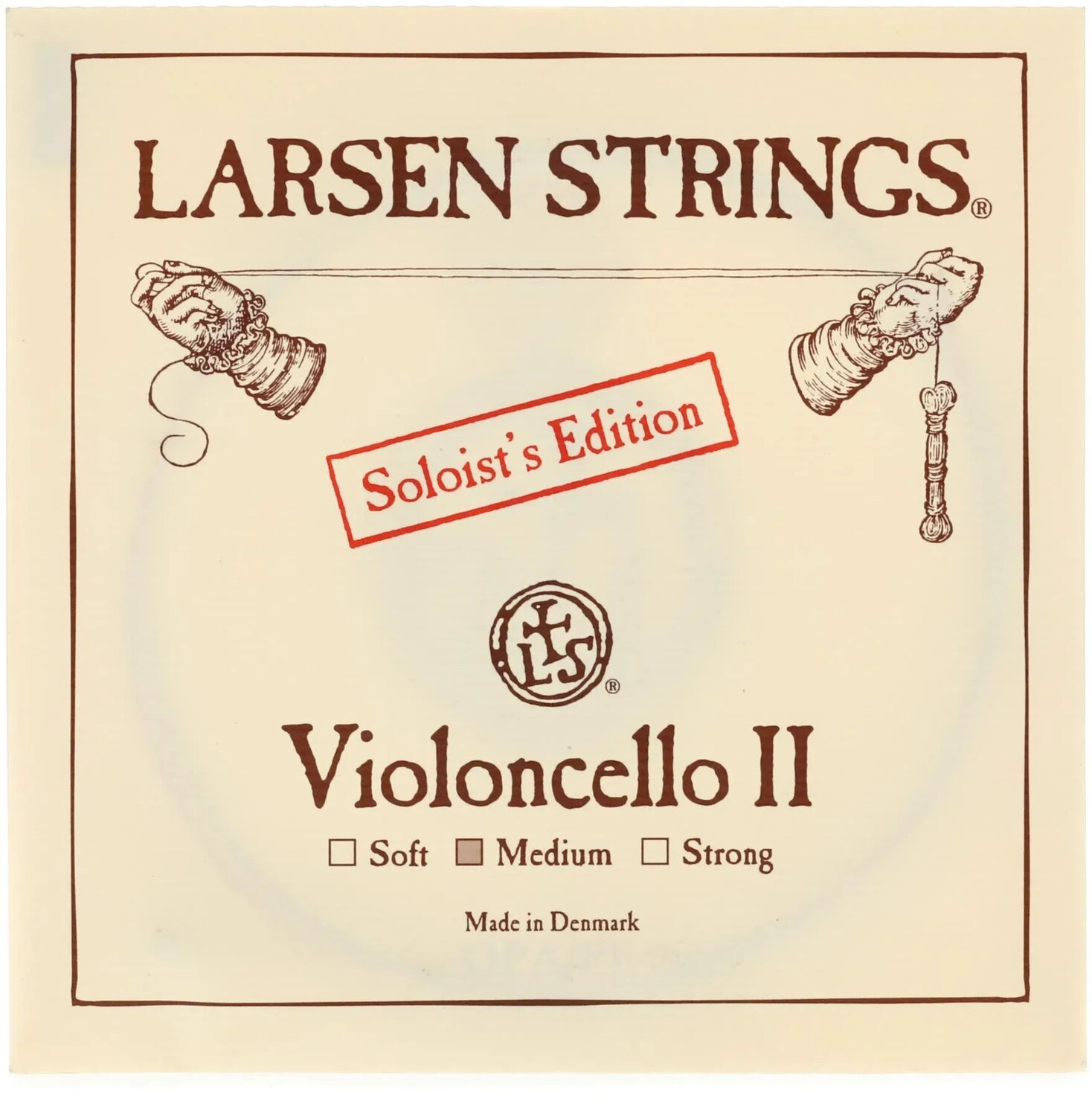 

Струна D для виолончели Larsen Soloist Edition — размер 4/4, среднее натяжение