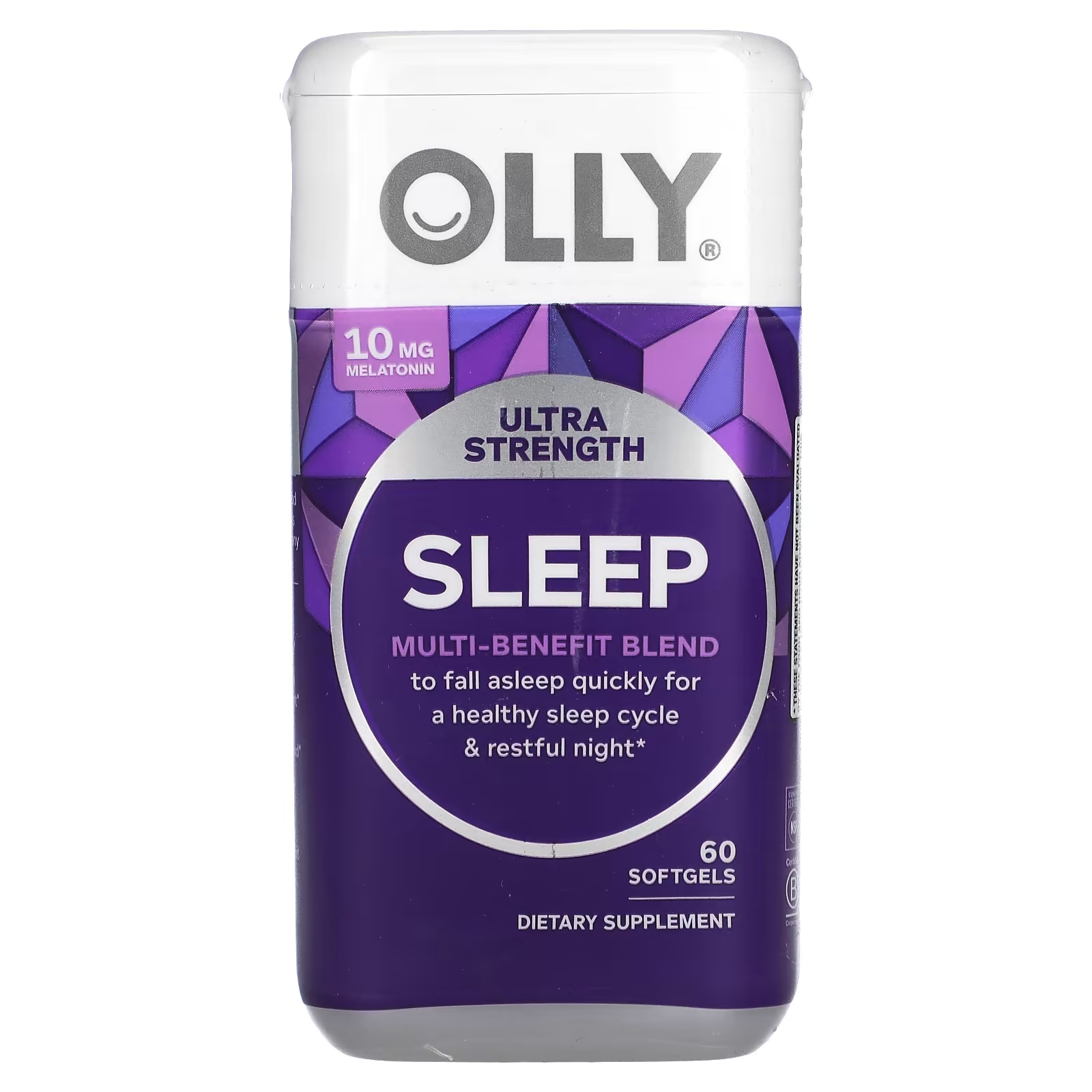 Пищевая добавка Olly Sleep, 60 мягких таблеток пищевая добавка natrol sleep calm raspberry 60 таблеток