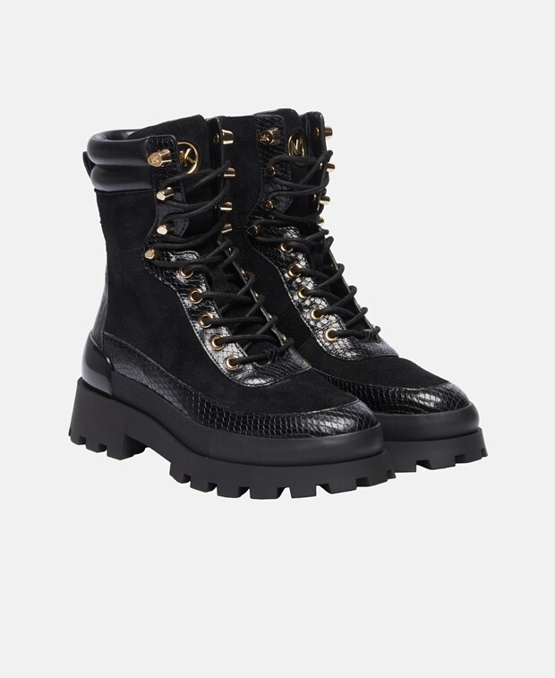 

Ботинки на шнуровке Michael Kors, цвет Caviar Black