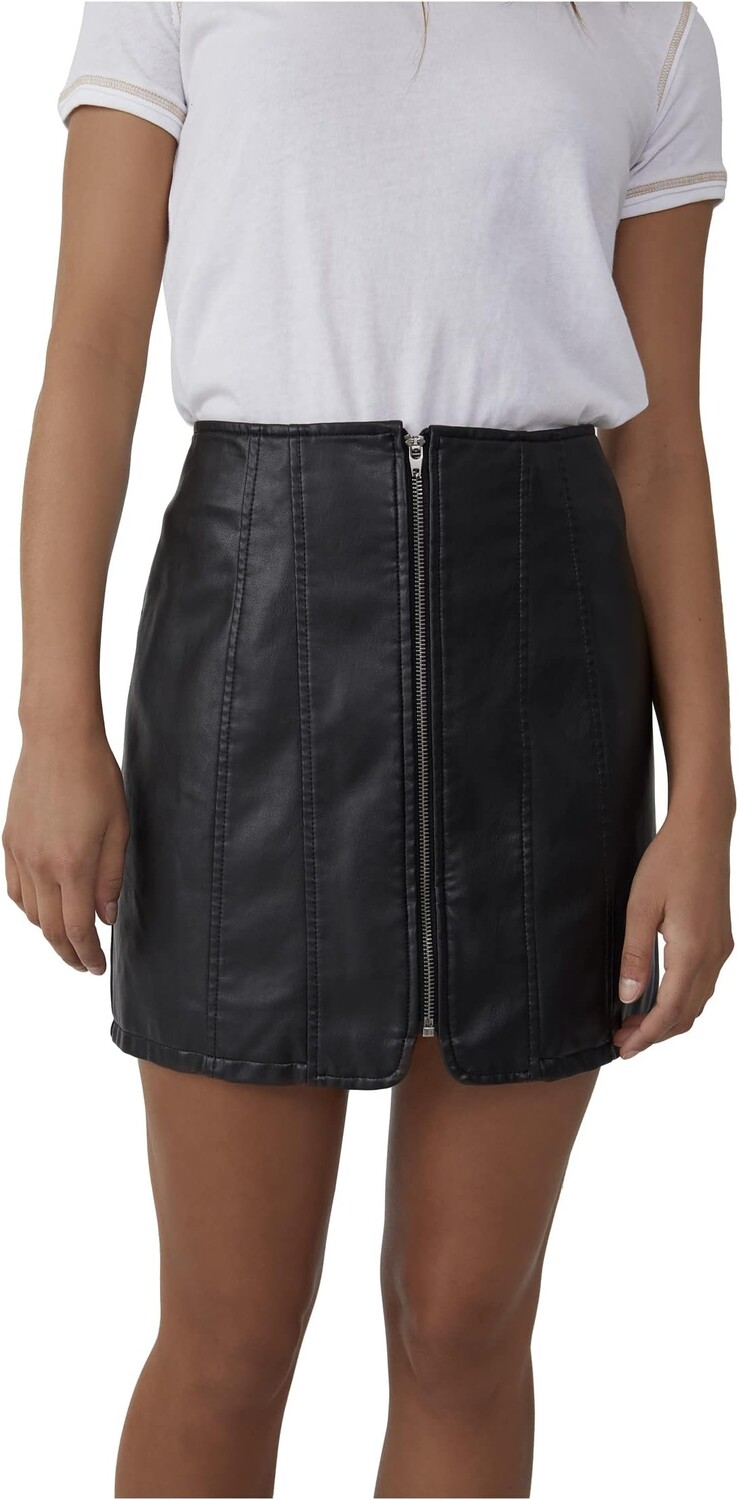 

Юбка Layla Faux Mini Free People, черный