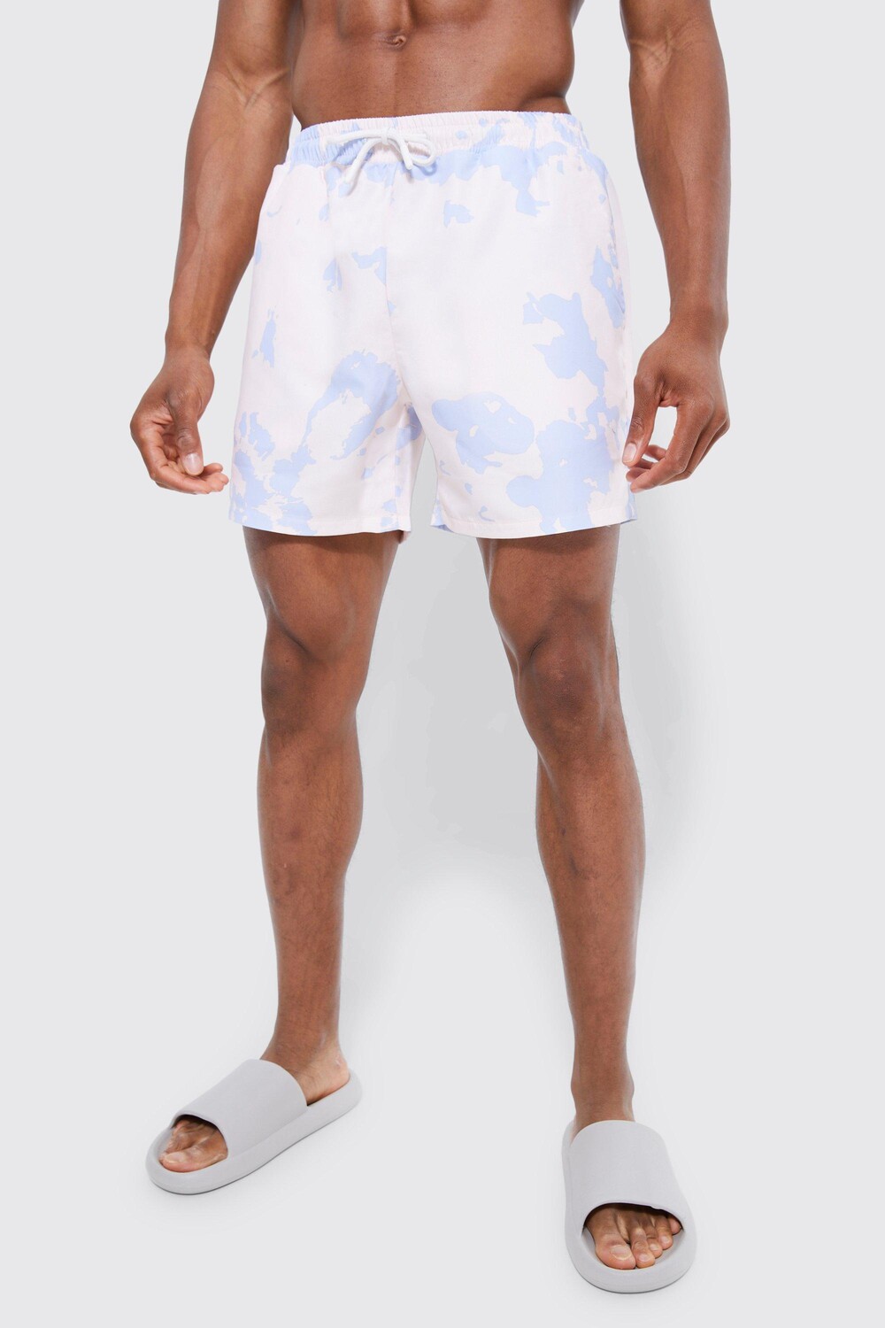 

Шорты для плавания средней длины tie dye Boohoo, разноцветный