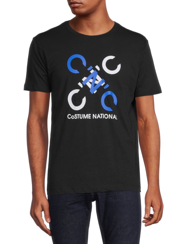 Футболка с логотипом C'N'C Costume National, черный