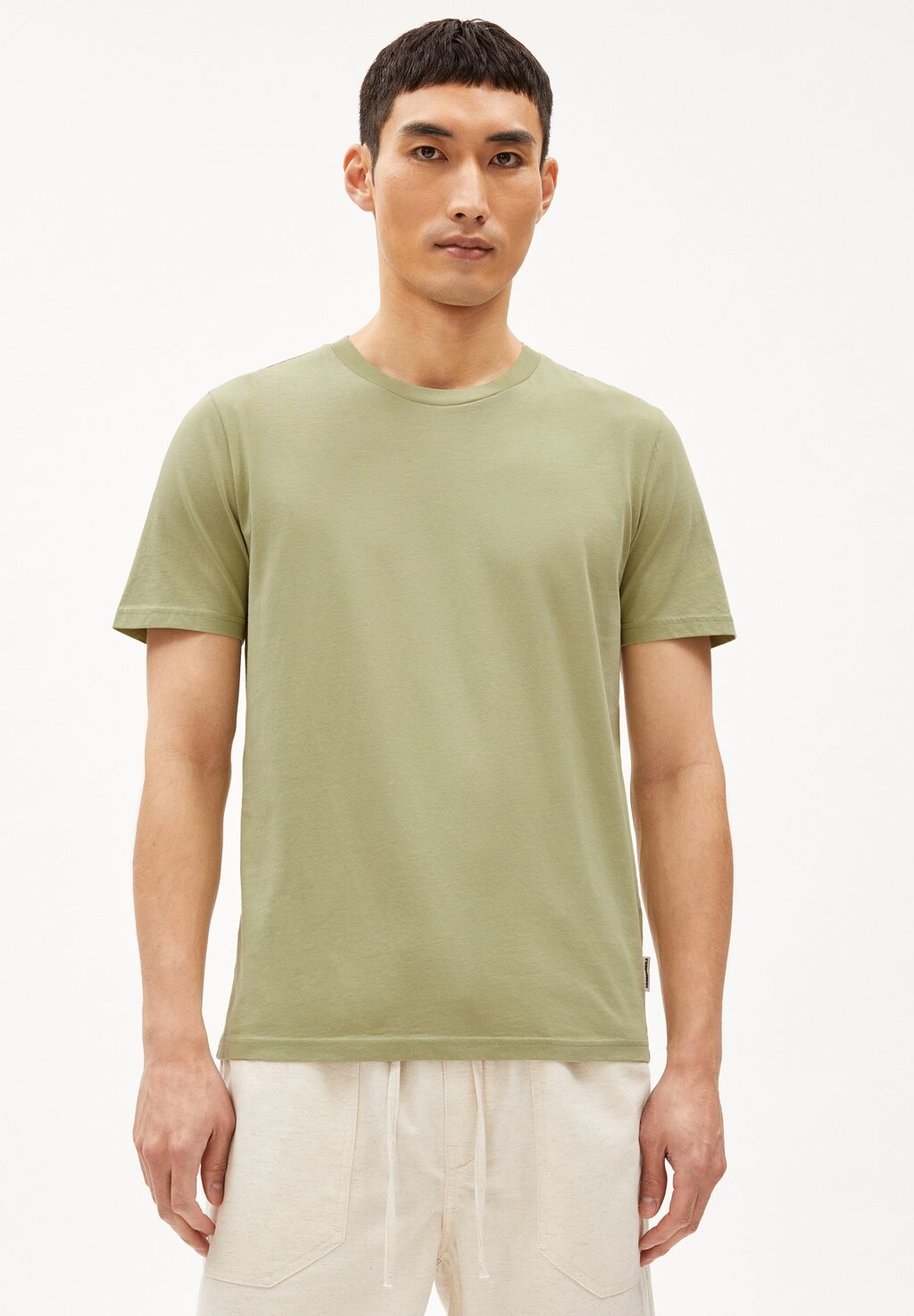 

Футболка базовая JAAMES ARMEDANGELS, цвет light matcha