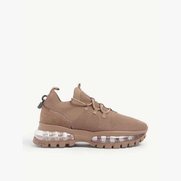 

Кроссовки Lock Bubble Cleat из замши и трикотажа с низким берцем Carvela, красный