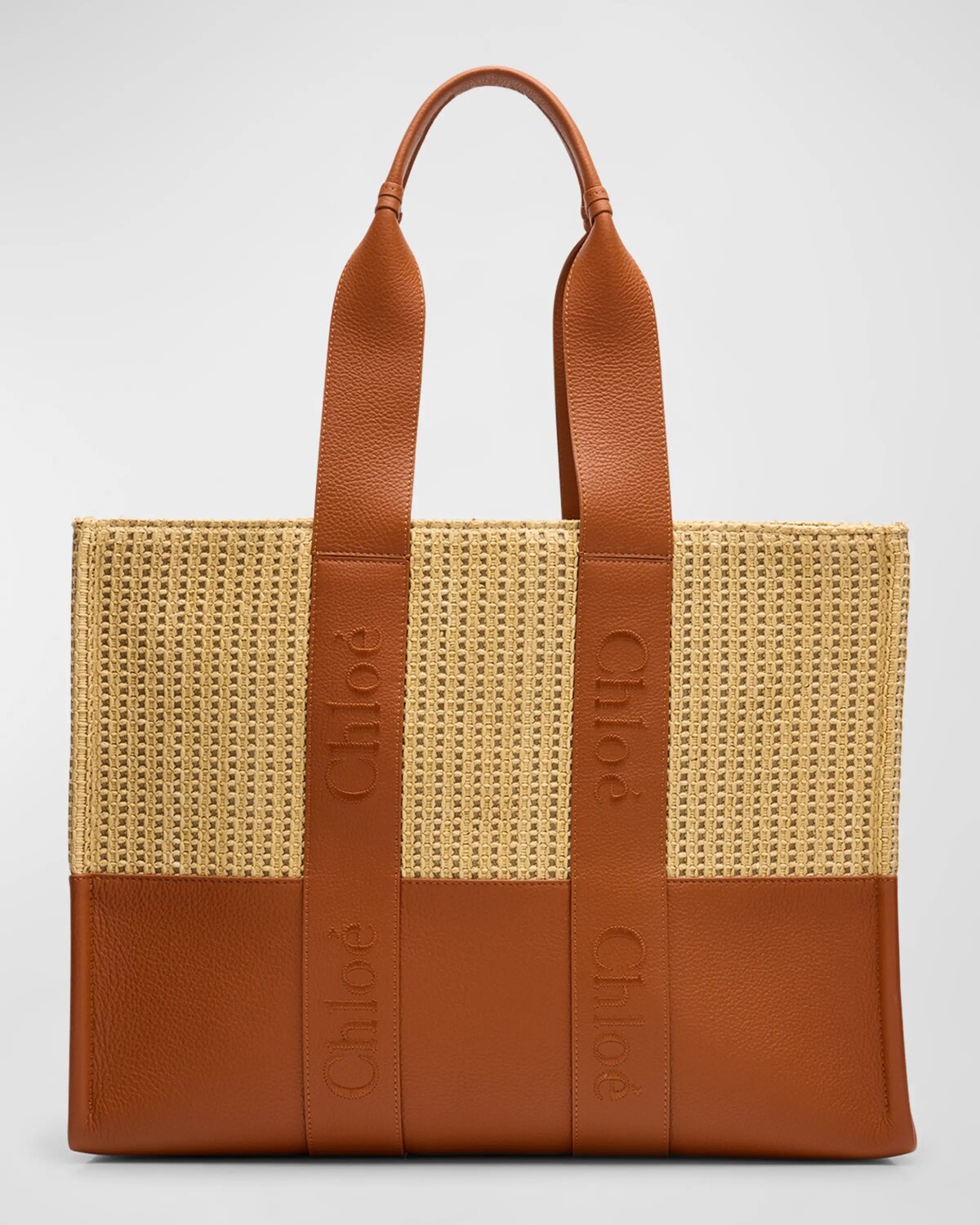 

Большая большая сумка Woody Chloé, цвет Caramel