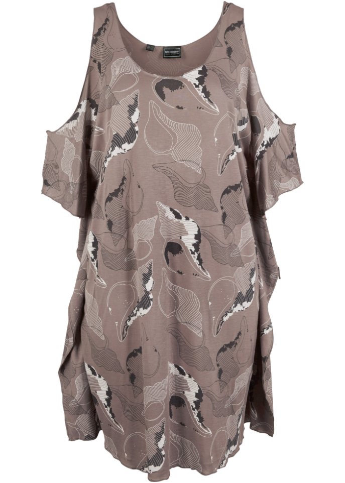 Пляжное платье с вырезами Bpc Selection, серый