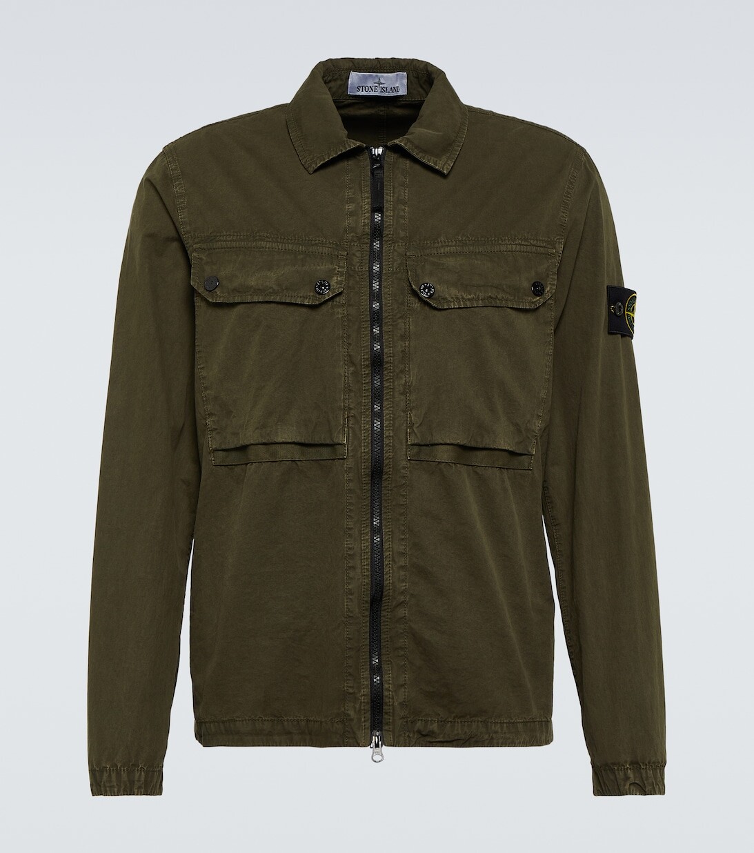 

Верхняя рубашка из парусины Stone Island, зеленый