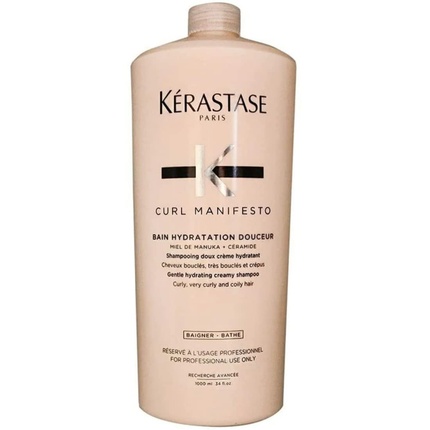 цена Kerastase Curl Manifesto Bain Увлажняющий шампунь 1000мл