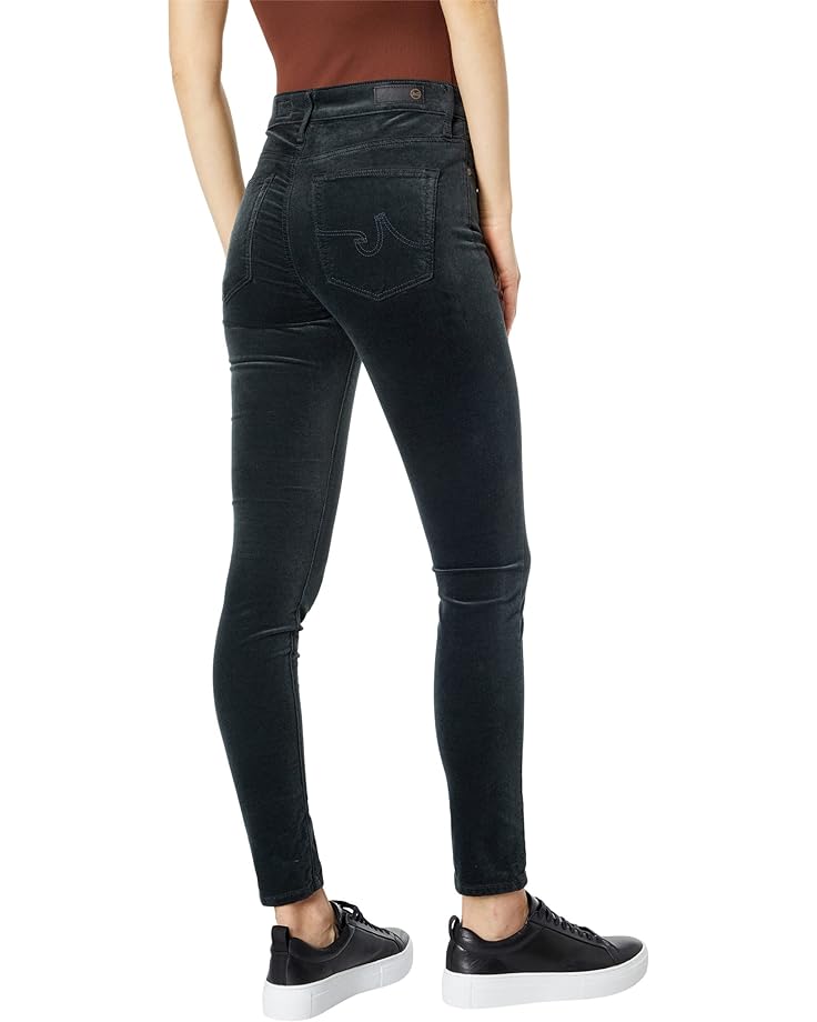 цена Джинсы AG Jeans Farrah High-Rise Skinny Ankle, цвет Charcoal Black