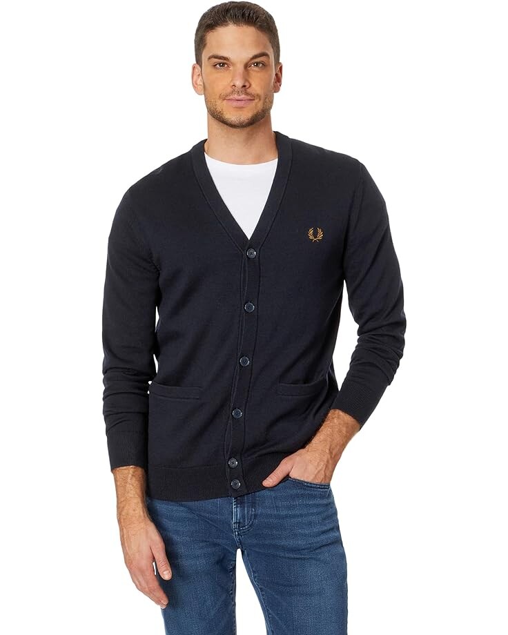 

Свитер Fred Perry Classic Cardigan, нави