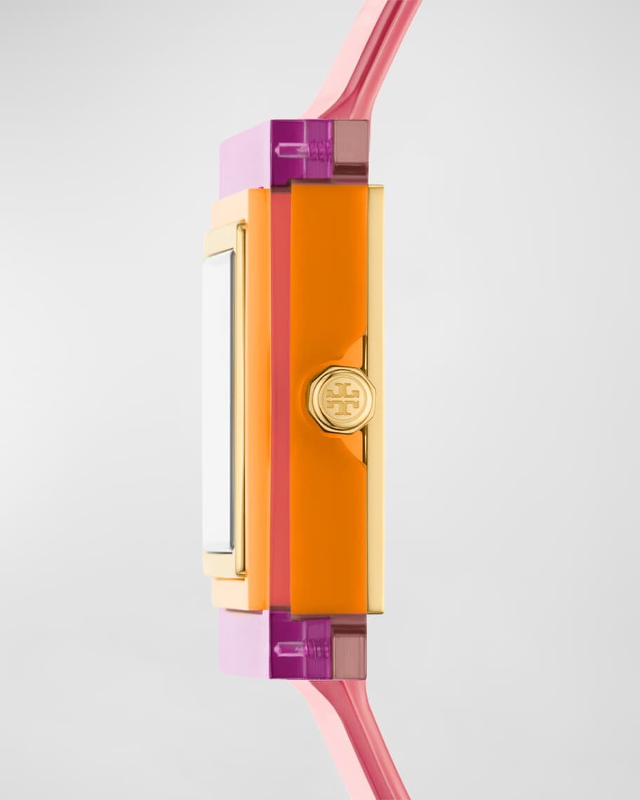 

Розовые полиуретановые часы Sedgwick с двумя стрелками Tory Burch