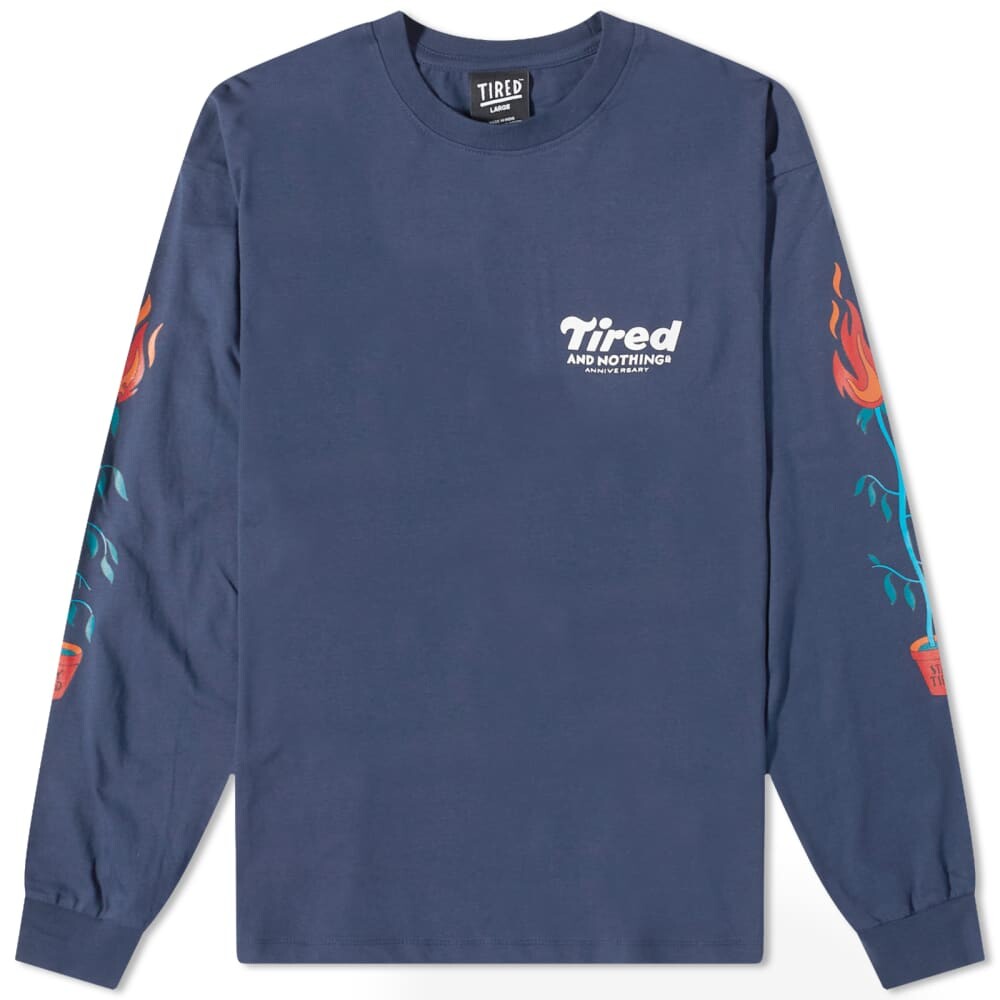

Футболка Nothingth с длинными рукавами Tired Skateboards