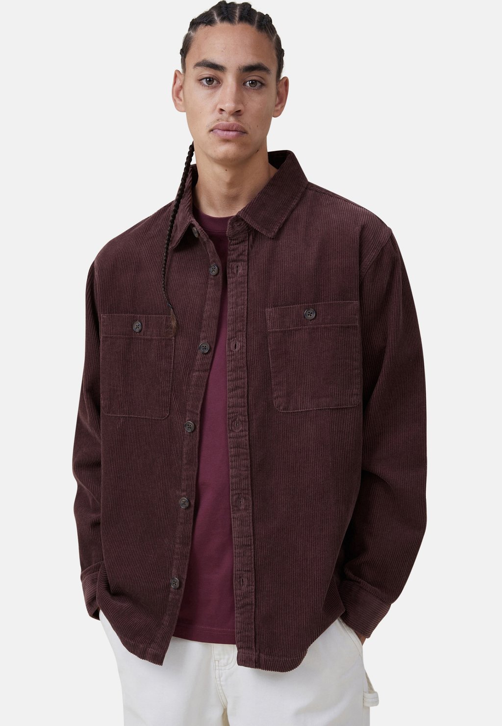 Легкая куртка Heavy Cotton On, цвет coco brown cord легкая куртка heavy cotton on цвет natural oversized check