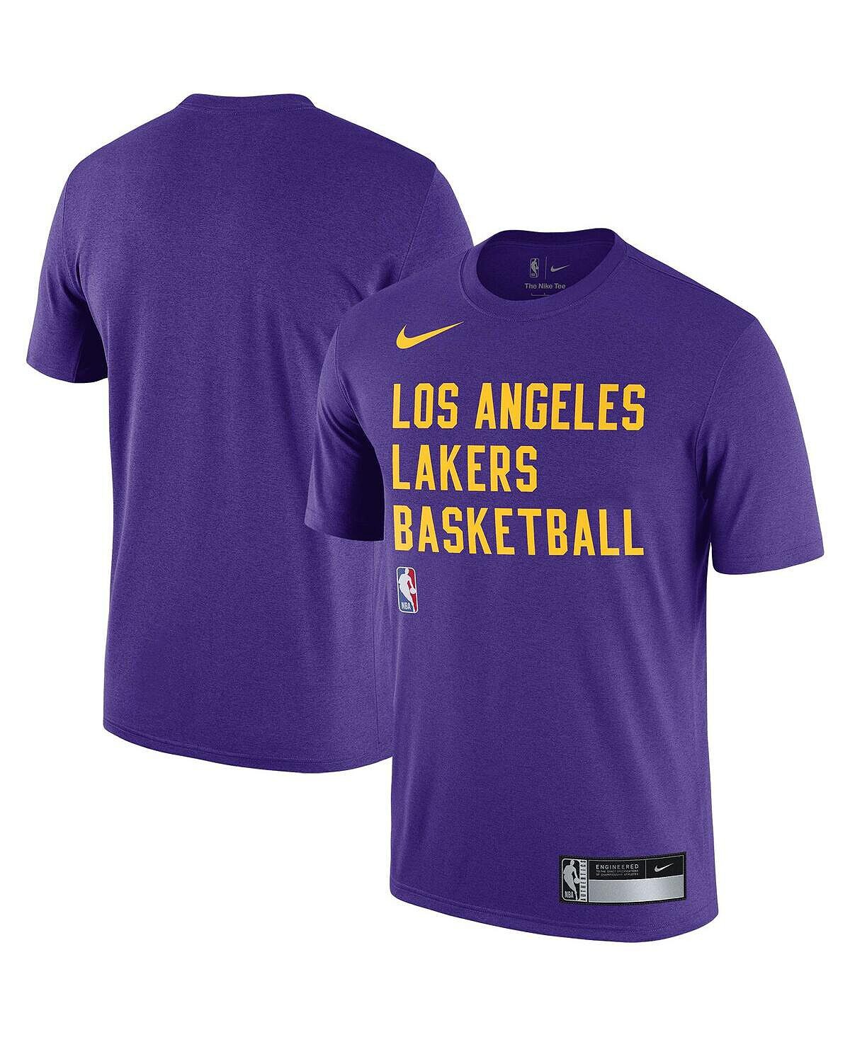 

Мужская фиолетовая футболка Los Angeles Lakers 2023/24 Sideline Legend Performance Practice Practice Nike