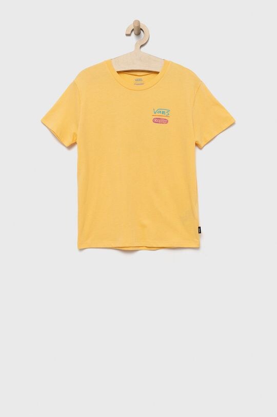

Детская хлопковая футболка Vans x Crayola, желтый