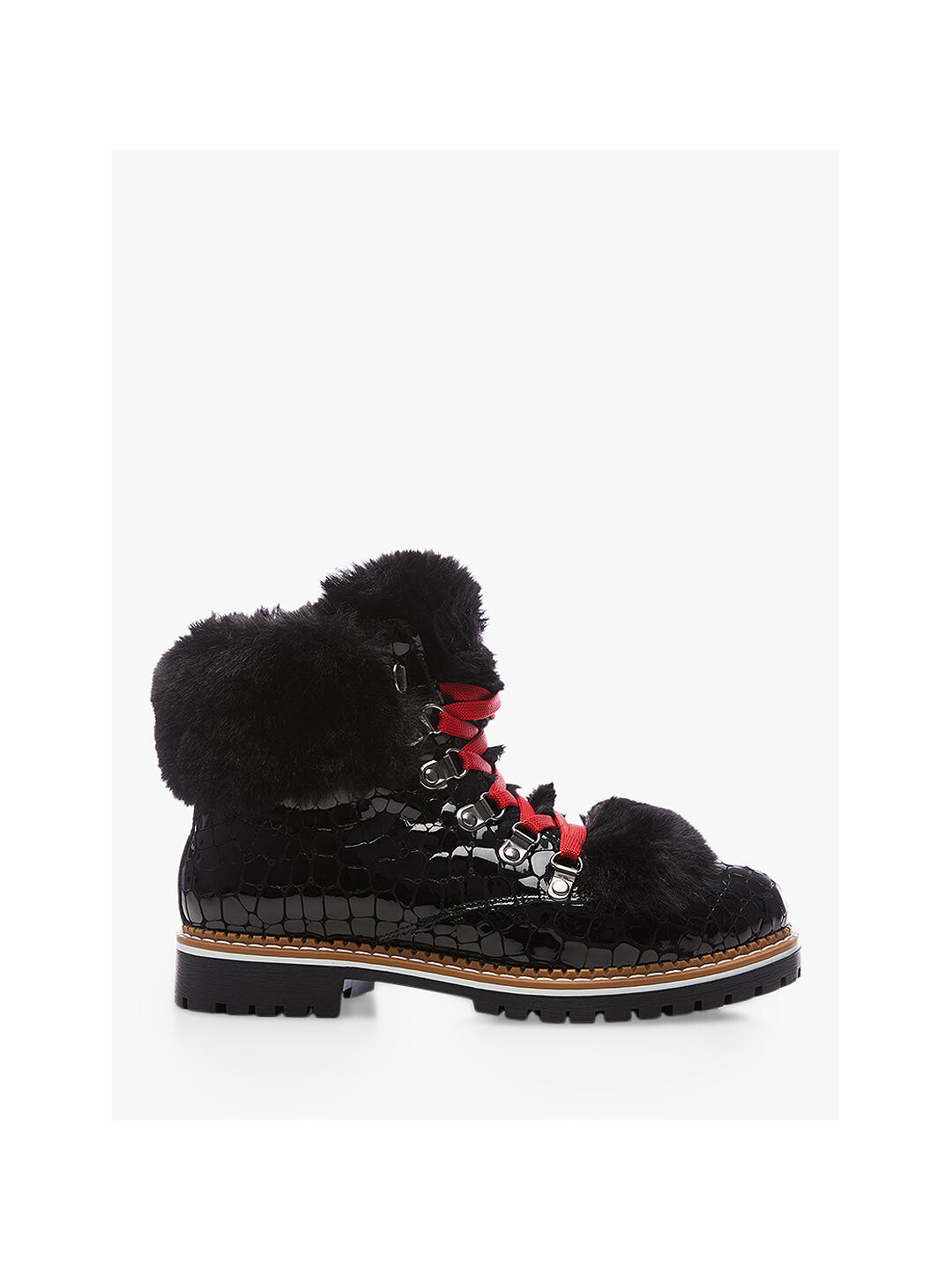 

Moda in Pelle Cayden Ботинки на шнуровке Croc, черные, Черный