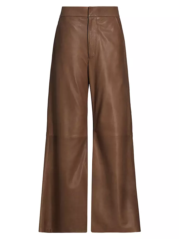 

Кожаные брюки Beverly Bootcut Citizens Of Humanity, серо-коричневый