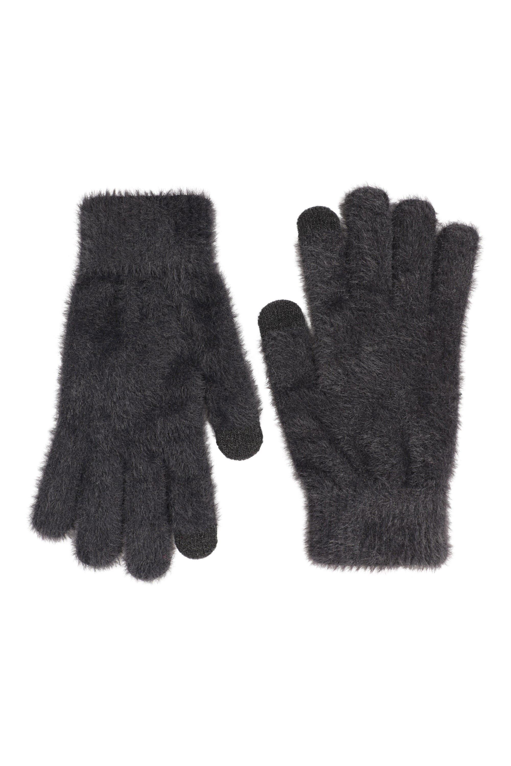 зимние теплые мужские перчатки для вождения с флисовой подкладкой теплые варежки для сенсорного экрана кожаные перчатки Мягкие перчатки для сенсорного экрана. Теплые зимние варежки. Mountain Warehouse, черный