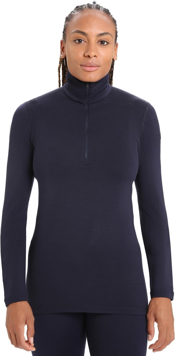 

Лонгслив Icebreaker 260 Tech Merino Baselayer Long Sleeve 1/2 Zip, цвет Midnight Navy